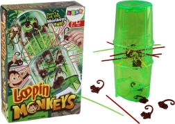 Juego de destreza atrapa al monito – monitos que caen y palitos