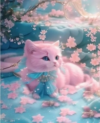 Pintura de diamantes – kit creativo para un cuadro mosaico