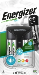 Cargador ENERGIZER Pro con baterías recargables AA