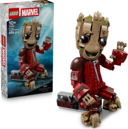 LEGO Marvel Groot con el mono de los Devastadores