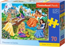 Puzzle de 70 piezas – princesas en el jardín