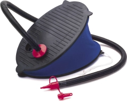 Bomba de pie con 3 boquillas Intex