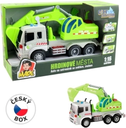 Auto Excavadora City Collection con Luz y Sonido