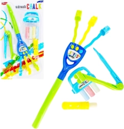 Set creativo de tizas en 4 colores con accesorios