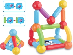 Juego de construcción magnético de 50 piezas