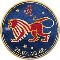 Puzzle redondo del zodiaco – Leo, 33 piezas