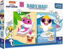 Rompecabezas infantiles Baby Shark 2x10 piezas Día alegre del tiburón