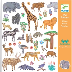 Pegatinas Animales Africanos DJECO