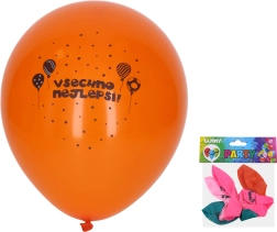 Globos inflables Feliz cumpleaños de 30 cm - 5 unidades