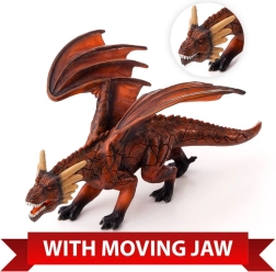 Mojo dragón de fuego con mandíbula móvil – figura Deluxe