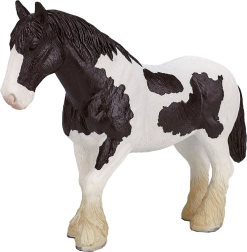 Figura Mojo Caballo Clydesdale en blanco y negro