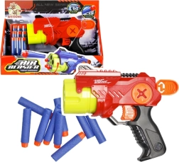 Pistola turbo con dardos de espuma