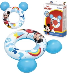Flotador infantil inflable Bestway Mickey Mouse con orejas