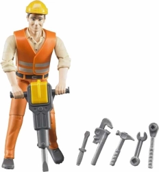 Bworld figura trabajador de construcción