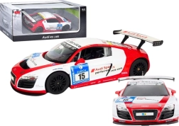Coche RC 1:24 deportivo AUDI R8 LMS, blanco