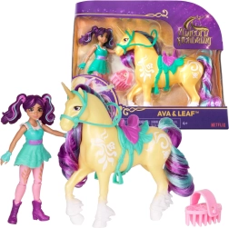 Unicorn Academy Ava y Leaf – muñeca con unicornio y accesorios