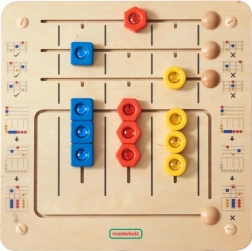 Masterkidz tablero de clasificación Diamantes – juego educativo Montessori de pared