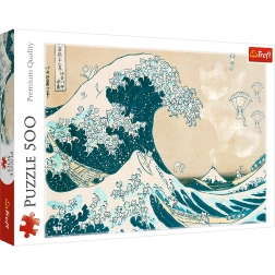 Puzzle de 500 piezas – gran ola gatuna Trefl