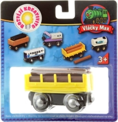 Vláčky Max vagón de carga con madera