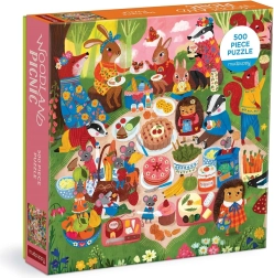 Puzzle Mudpuppy Picnic en el bosque 500 piezas