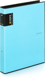 Archivador A4 PASTELINI azul, laminado de 2 anillas