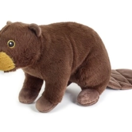 Play Eco peluche de castor 27 cm de plástico reciclado
