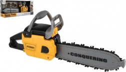 Motosierra infantil a batería con sonido y luz 42 cm