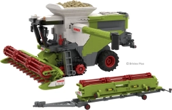 Set de construcción Brixies Plus Claas Lexion 8900 Terra Trac con remolque