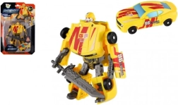 Robot amarillo transformable – coche 14 cm