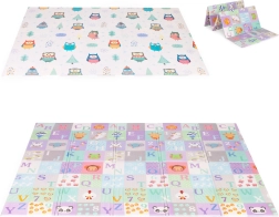 Alfombra educativa de espuma plegable de doble cara con bolsa IPLAY