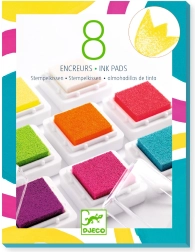 Almohadillas de tinta Pop para sellos de Djeco