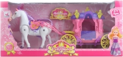Caballo con carruaje para muñecas