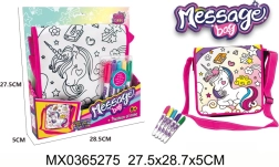 Bolso para colorear Message