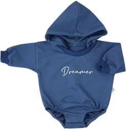 Body de chándal para bebé con capucha Koala Dreamer azul