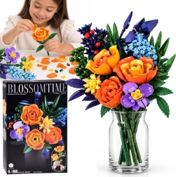 Kit de construcción de flores en floración – ramo móvil