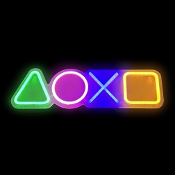 Lamparita LED neón con forma de mando de videojuegos