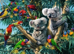 Puzzle Koalas en un Árbol 500 Piezas