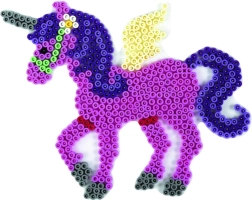 Placa base de unicornio mágico para cuentas termoadhesivas de 5 mm