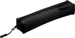 Estuche estrecho PASTELINI negro con sujeción elástica