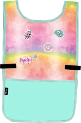 Delantal tipo poncho para actividades artísticas de poliéster