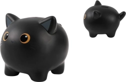 Hucha de gato negro