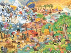 Puzzle Ravensburger Diversión en cada estación XXL 100 piezas