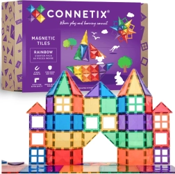 Connetix Rainbow Starter Pack construcción magnética 60 uds