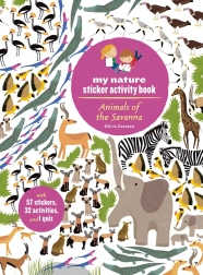 Chronicle Books libro de actividades con pegatinas – Sabanas