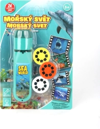 Linterna y proyector de animales marinos para niños
