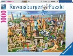 Rompecabezas monumentos mundiales 1000 piezas RAVENSBURGER