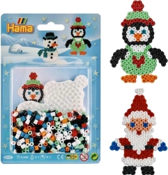 Set de cuentas termoadhesivas pingüino