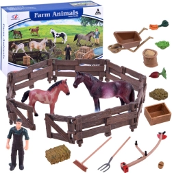 Juego de figuras de caballos para granja – Zagroda