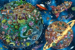 Rompecabezas Treflíci en el espacio