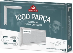 Marco para rompecabezas 96x34 cm blanco